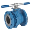 Ball valve Type: 7245 Steel/TFM 1600/FPM (FKM) Full bore Fire safe T-wrench Class 150 Flange 4" (100)